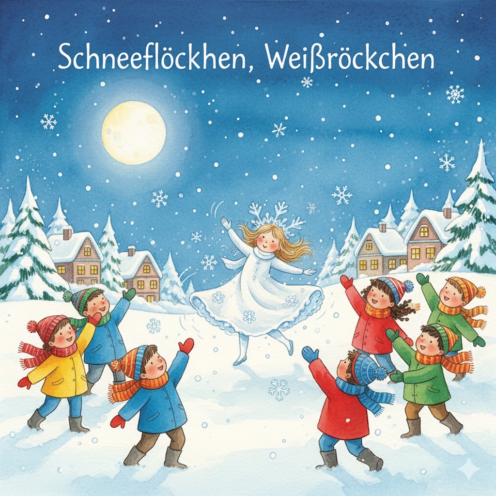 Schneeflöckchen, Weißröckchen (Сніжиночко, біла спідничко)