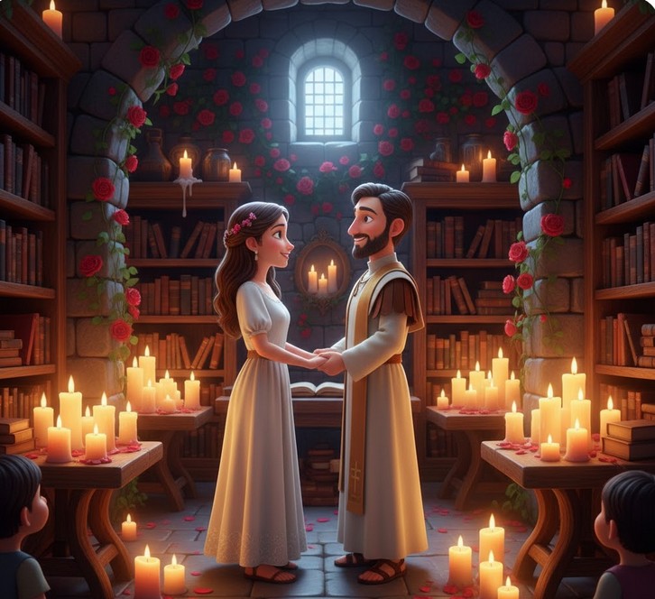 Святий Валентин та донька тюремщика з легенди