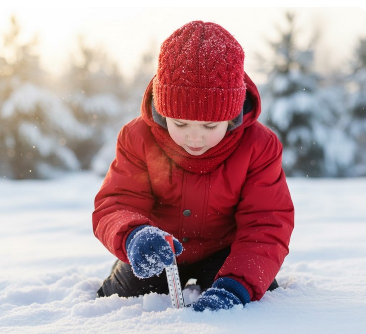 експерименти на вулиці взимку для дітей